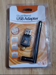 Dual Band USB 600Mbps Wifi Adapter 雙頻無線網咭 Wifi 手指  802.11ac