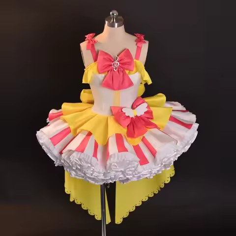 Anime Pripara Manaka Laala Cosplay Costume For Halloween Pary Girl Manaka Laala Lovely Role Play Per