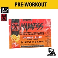 Mutant MADNESS, Pre-workout Supplement, Increase Energy, Enhance Performance, Various Flavors,9.5g P