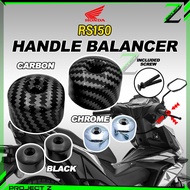 HANDLE BALANCER HONDA RS150 RS150R RSX150 RS-X 150 HANDLE GRIP BALANCER WITH SCREW BLACK / CHROME / 