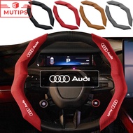 Audi Car Steering Wheel Cover Non-Slip Comfort Suede Steering Cover For A3 8l 8Y A1 Q5 TT mk2 A5 A4 