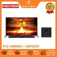 POLYTRON LED TV 40 Inch PLD 40B8850 + SWF0250