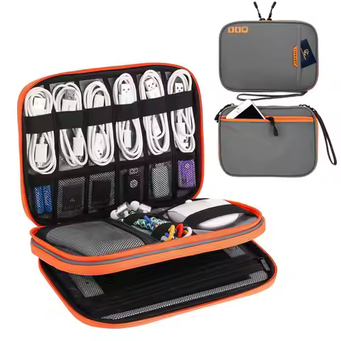 Travel Cable Storage Multifunctional Digital Storage Bag Gadget Organizer Digital Bag USB Portable T