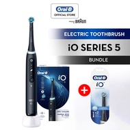 Oral-B iO Series 5 Electric Toothbrush with Micro Vibration Bluetooth Teeth Tracking iO5 Black with 