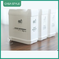 ⌊CASA⌉ Botol Wadah Laundry Organizer Tempat Deterjen /Sabun Refill Aestethic