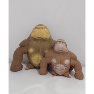 Squishy KINGKONG jumbo GORILLA large can be flat children's stress toy squishy monkey kingkong throw