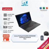 Lenovo Thinkpad E14 GEN6 21M7003HMY Commerical Notebook - Black (U5-125U/16GB/512GB NVME/14" FHD/1.4