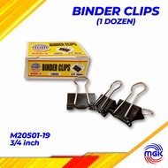 MGK Binder Clip 3/4 inches 1 dozen