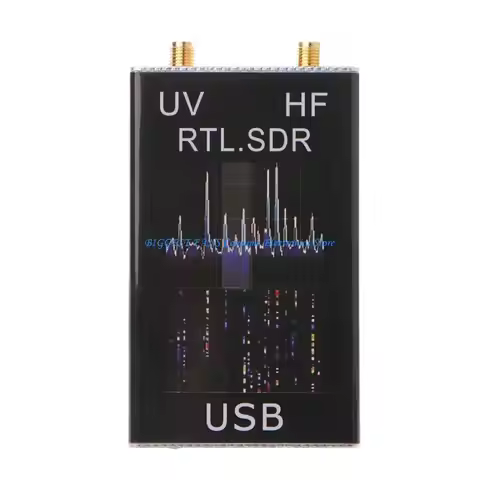 100KHz-1.7GHz Full Band UV HF USB Tuner Receiver R820T+8232U Ham Radio