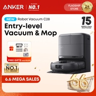 eufy by Anker Omni C28 Robot Vacuum Cleaner 15,000 Pa Turbo Suction With Industry Leading HydroJet™ 