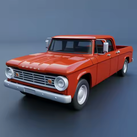 Dodge D200 1967 Body For 1/8 1/7 Traction Hobby KM2 MJX H8H MK07 F150 Raptor Tank 300 YIKONG yk4083