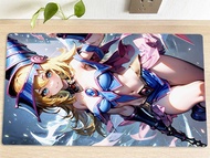 YuGiOh Table Playmat Dark Magician Girl TCG CCG Trading Card Game Mouse Pad Rubber Gaming Play Mat 60x35cm