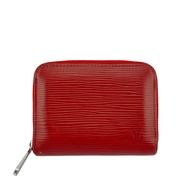 【二手】LOUIS VUITTONM6015M Zippy 零錢包卡包 Epi 皮革零錢包錢包 品牌零錢包RED