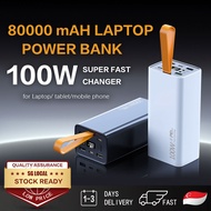 80000maH/50000mAH Laptop Power Bank 100W Super Fast Charging 3 USB/2 TYPE-C Quick Charge Power Deliv