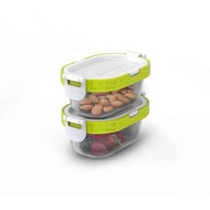 ZOKU Neat Stack 可嵌式食物盒飯盒套裝 (4件裝) - 微波爐可用 Fixed Size