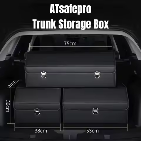 NEW ATsafepro 65L Organizer for Trunk Box Storage and Cleaning Car Accessories Interior Vehicle Supp