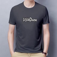 MEN'S COMBED 30S T-SHIRT WITH WRITING MOTIF M1CH34L J0RD4N
