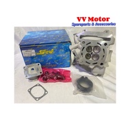 Swipoh Over / Water Jacket CNC Super Head V2 + Valve + Rocker Arm + Intake 23/26mm 24/27mm Yamaha LC