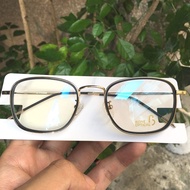 FF183 full Frame kacamata Vintage minus Pria Titanium Jepang progresif