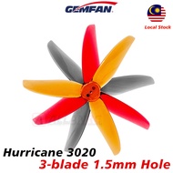 Gemfan Hurricane 3020 1.5mm Hole 3-blade Propeller (2 pairs/4pcs) PMPC9020