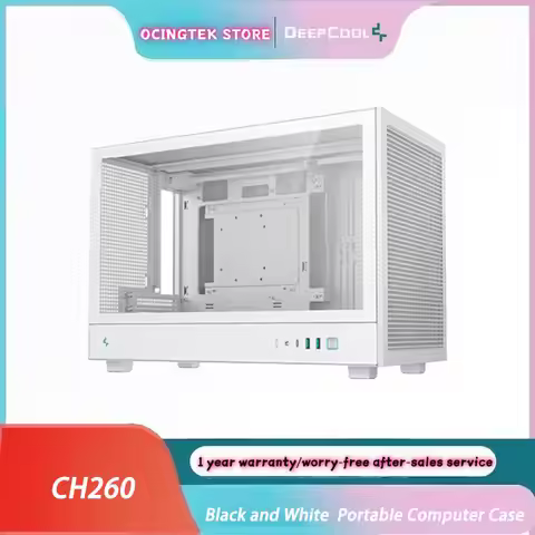 DEEPCOOL CH-260 M-ATX DESKTOP PC CASE / CASING - BLACK / WHITE