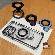 Magnetic Holder Four-corners Phone Case For Huawei Nova Y91 Y90 Y73 Y63 Y61 5 Pro P50E P30 Lite Pro 