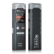 64GB Digital Voice Recorder - HIFI WALKER V6 Voice Activated Recorder with Playback, Portable Dictap