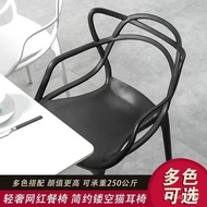 Chair/stool【椅子/凳子】简约现代镂空椅子猫耳艺术椅子家用麻将餐椅轻奢高档透明网红椅子