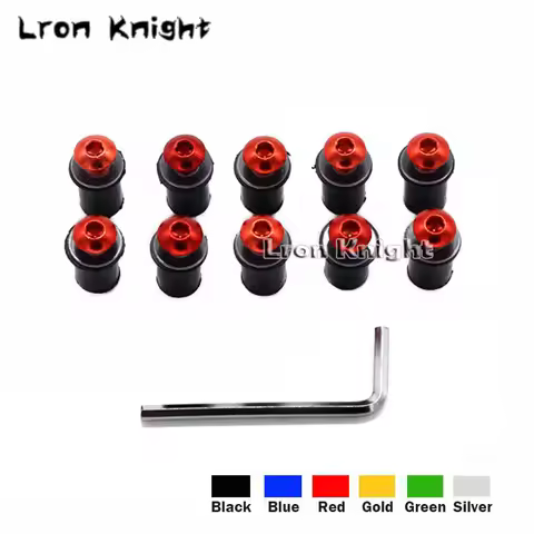For HONDA cbr 600 rr/f4i/f4 vfr 800 steed 1000rr cb1000r crf250l Motorcycle Windshield Bolts Screw N