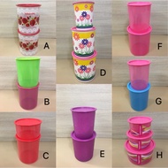 TUPPERWARE ONE TOUCH CANISTER &amp; TOPPER