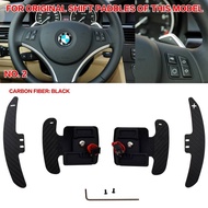 For E90 E92 E93 M3 X5M X6M E70 E71 carbon fibre steering wheel magnetic paddle shifters