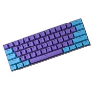 Blue purple Keycap,61 Key PBT keycaps Specials event Keycaps, backlit two-color mechanical keyboard 