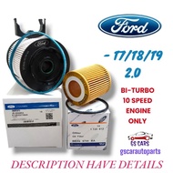 Ford Ranger T7/T8/T9 2.0 BI-TURBO 10Speed engine fuel filter/diesel filter KTJB3G-9176-AA & Oil Filt