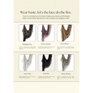 PRINTED LACE MODAL SHAWL