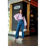 KEMEJA ASKA.ID - LILAC EMBROIDERY SHIRT PREMIUM COLLECTION EMBROIDERYWanita