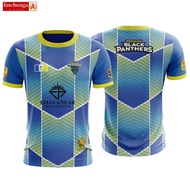 【Ready Stock】STL Sepak Takraw League Penang Black Panthers Home Away 2023 Full Sublimation Jersey