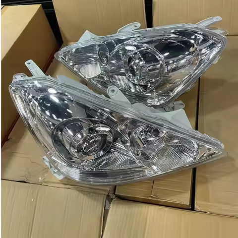 Angel Eye Headlight Assembly For Toyota Allion NZT240 ZZT245 2001-2007 LED Halo Ring Head Lamp OE#81