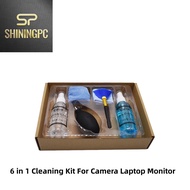 6 in 1 Cleaning Kit For Laptop Camera Lens Tablet Monitor