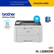 Brother HL-L3280CDW Colour Laser Printer เครื่องพิมพ์สีเทคโนโลยีแบบ LED พิมพ์ขาว-ดำ/สี 26 แผ่นต่อนาท