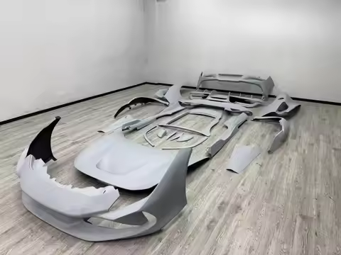 For the Ferrari 458 Body Kit 458 Upgrade F8-style front and rear bumper spoiler hood headlights and 