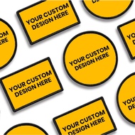 Custom Design - Removable Patch - Hook & Loop - Magic Tape - Custom Logo Patch - Custom Patches