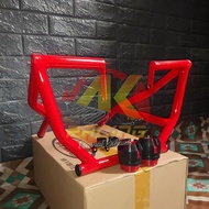 CRASHBAR TUBULAR BYSON KARBU / OLD PLUS SLIDER PLUS BREKET CRASBAR BYSON