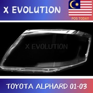 TOYOTA ALPHARD ANH10 01 02 03 HEADLAMP COVER / HEADLIGHT COVER / HEADLAMP LENS / HEADLIGHT LEN