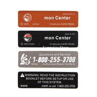 1pcs Battery Cover Lable Sticker for Game Boy Label Sticker Replacment for GameBoy Advance Pocket Co
