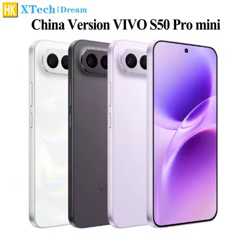 VIVO S50 Pro Mini China Version Snapdragon 8 Gen5 Rear Camera 50MP OIS 6500mAh 90W Flashcharge 40W W