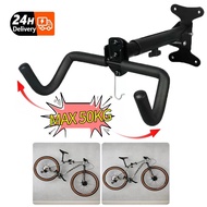 Bike Wall Mount Rack 360 Rotation Bike Wall Hanger MTB Road Bike Hook Heavy Duty Bicycle Display