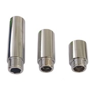 Double Sock SS 1/2 inch 3 cm SDDL SS 1/2" 3 cm Socket Threaded Inside Outside SS 3 cm 1/2 inch Socke