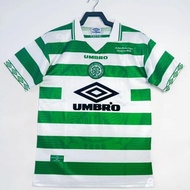 British Umbro 9991 Season Celtic Home Retro Fans Short Sleeve Football Jersey Embroidery Sports Clas