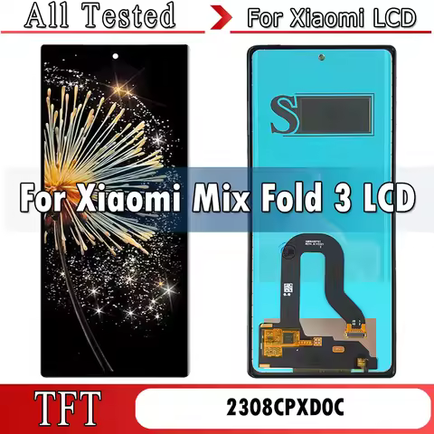 6.56" TFT For Xiaomi Mix Fold 3 LCD Display Touch Screen Digitizer Assembly For Xiaomi 2308CPXD0C LC