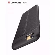 Cover HP Leather Oppo A39 A57 Auto Focus Carbon Kondom NEW